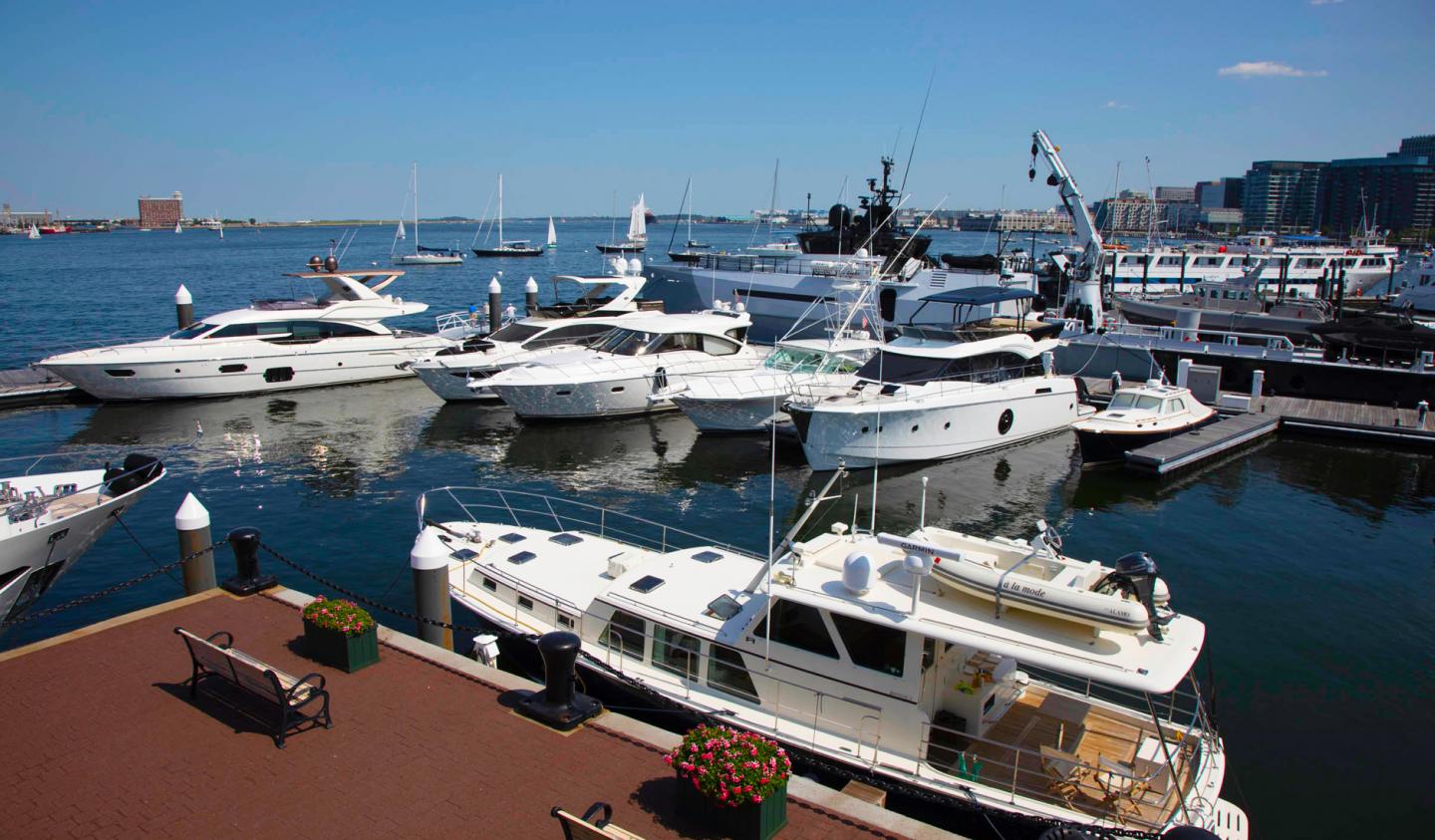 Yatchs in harbor
