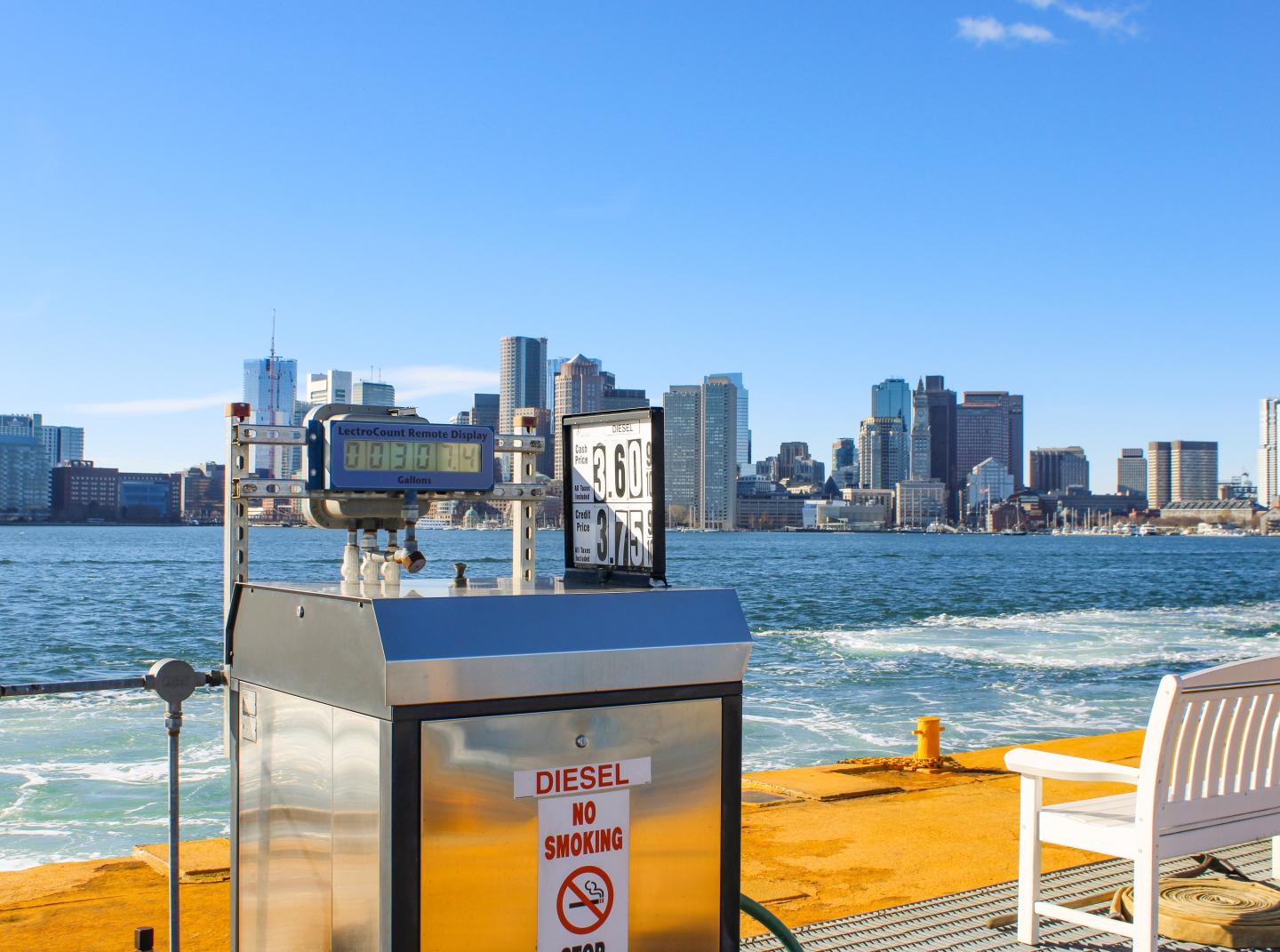 Outer fuel dock at Harbor Energy